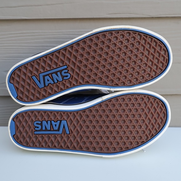 Vans Old Skool Blue Black Sneakers Youth Size 5.5 - Picture 5 of 10